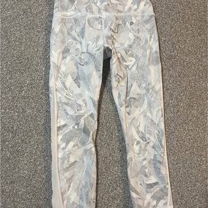 lululemon athletica Gray Patterned Leggings